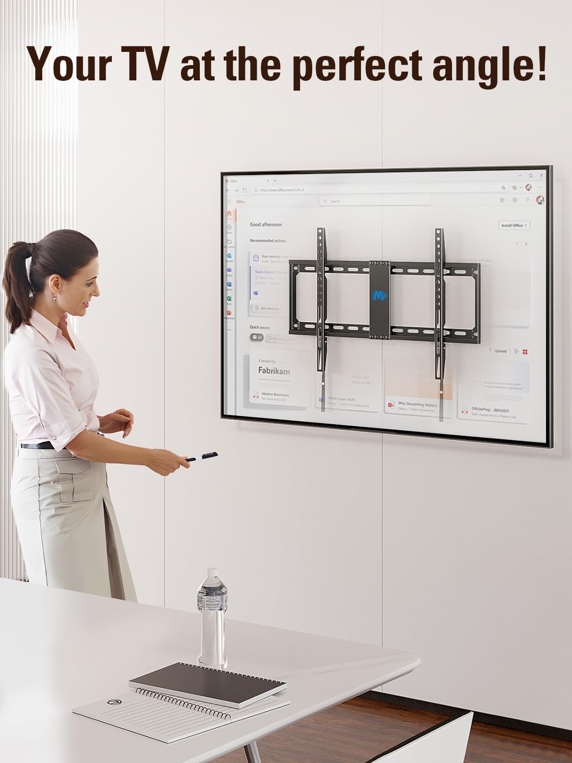 Mounting Dream Fixed TV Wall Mount Bracket for Most 17-42'' Flat Screen TV