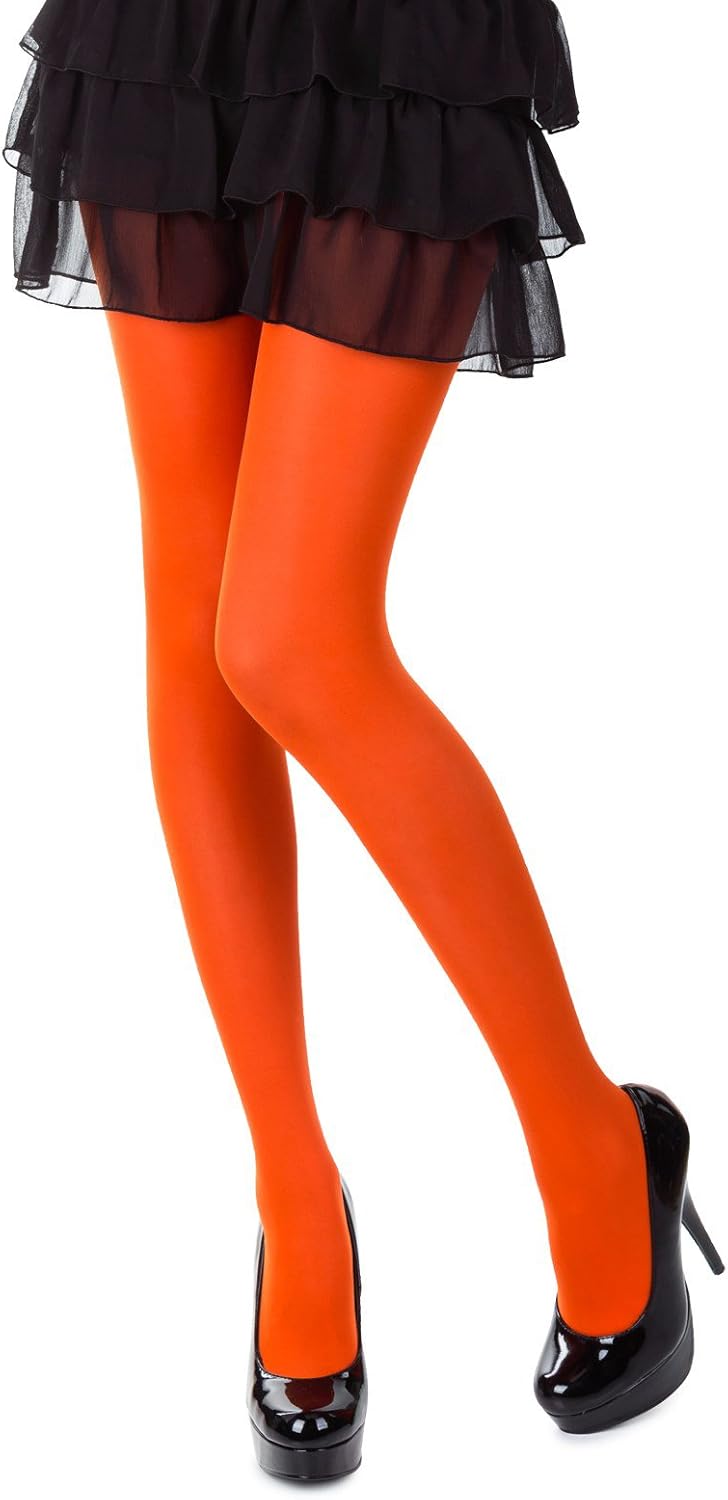 SENTELEGRI Colourful Opaque 40 Denier Tights, 23 Colours, Sizes S-XL