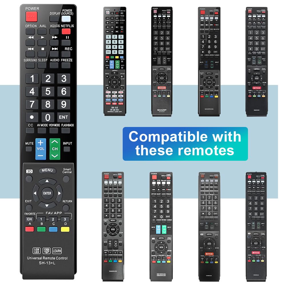 for Samsung-Smart-TV-Remote-Replacement, Universal for All Samsung TVs (BN59-01315A)