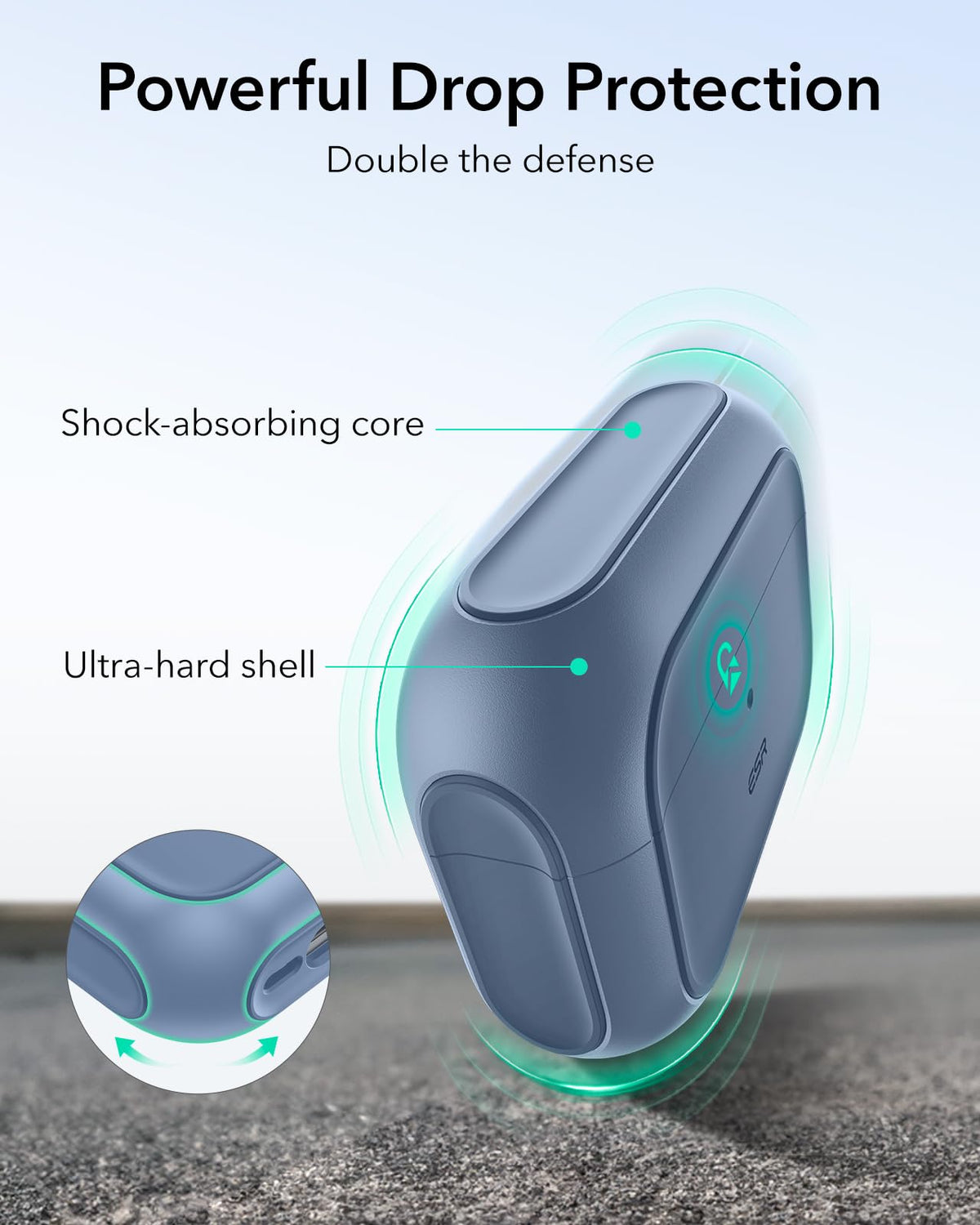 ESR for AirPods Pro 3 Case, Compatible with MagSafes, Purple