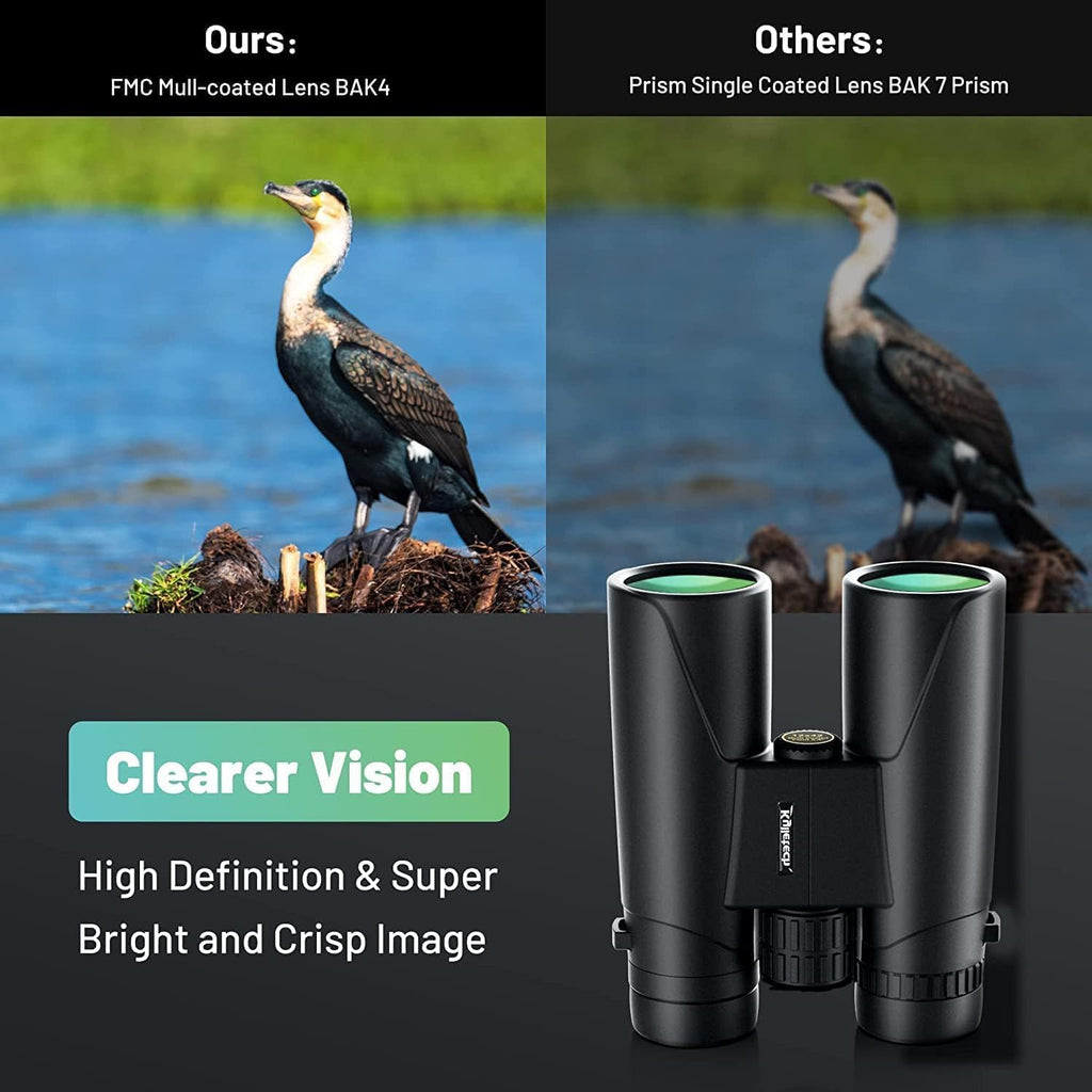 Kylietech High Power 12x42 Binoculars for Adults Fogproof & Waterproof