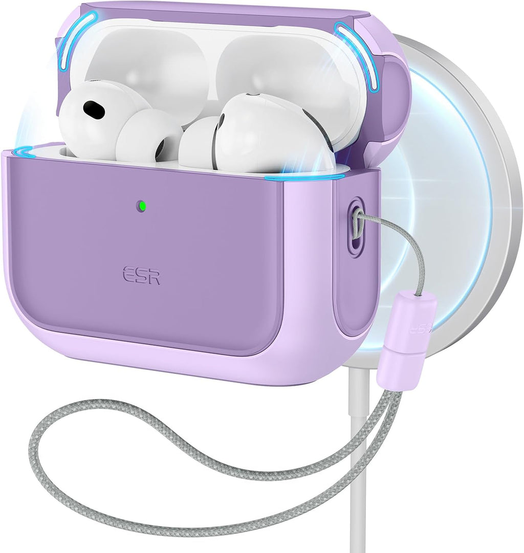ESR for AirPods Pro 3 Case, Compatible with MagSafes, Purple