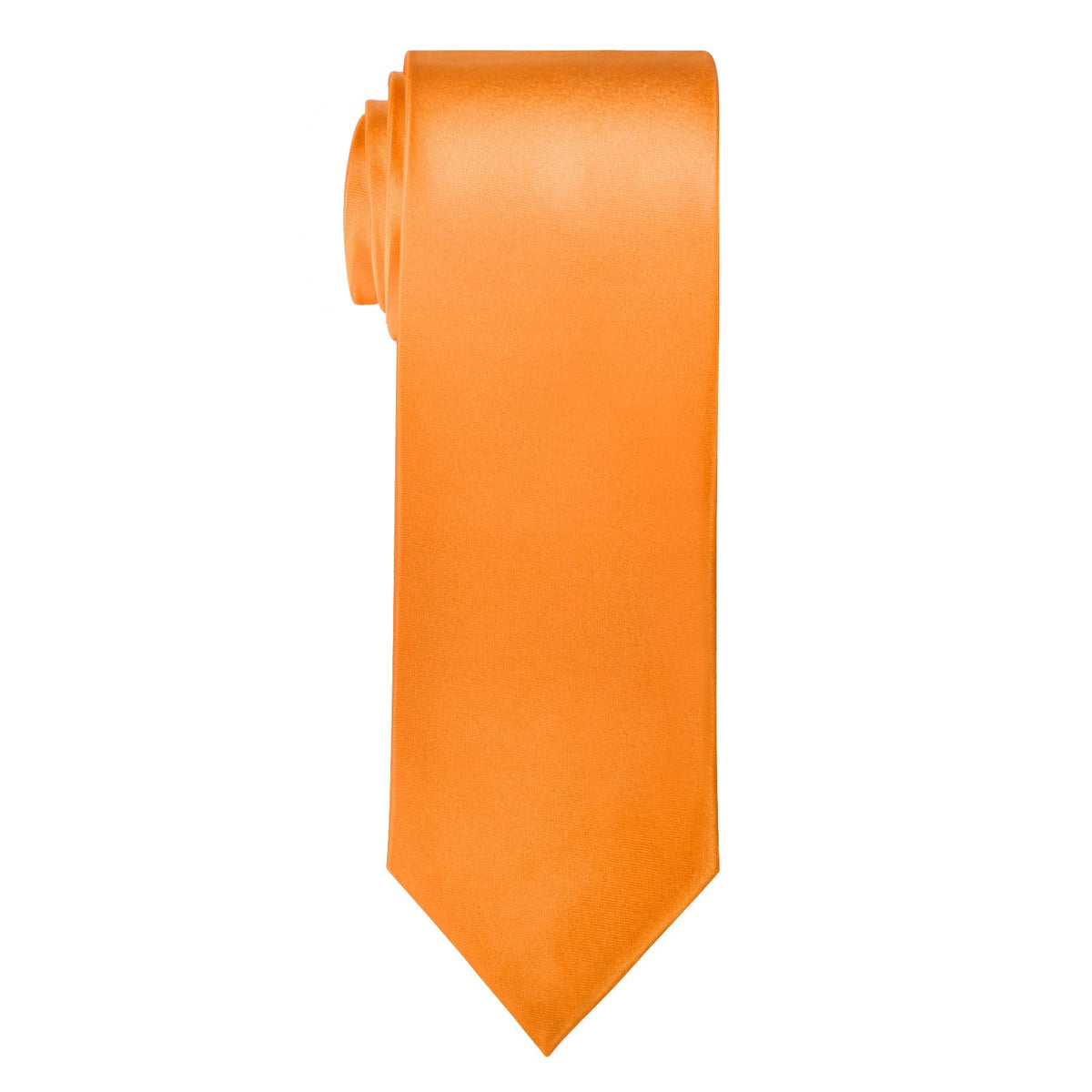 URAQT Men Solid Satin Necktie, 8cm Classic Formal Tie