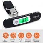 FREETOO Luggage Scale with Tare Function 110 Lb/ 50Kg Capacity, Black