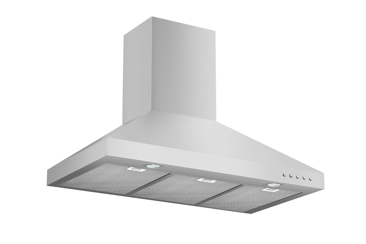 Hauslane Wall Mount Range Hood 30 Inch Convertible 350-750 CFM Low Noise