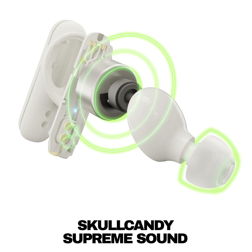 Skullcandy Smokin’ Buds Wireless Noise Isolating Earbuds - Preppy Sage