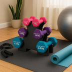 Neoprene Dumbbell Hand Weights Pair Home Exercise for Women Men Arm Pilates Dumbbells in 1kg 1.5kg 2kg 3kg 4kg 5kg 8kg 10kg Set