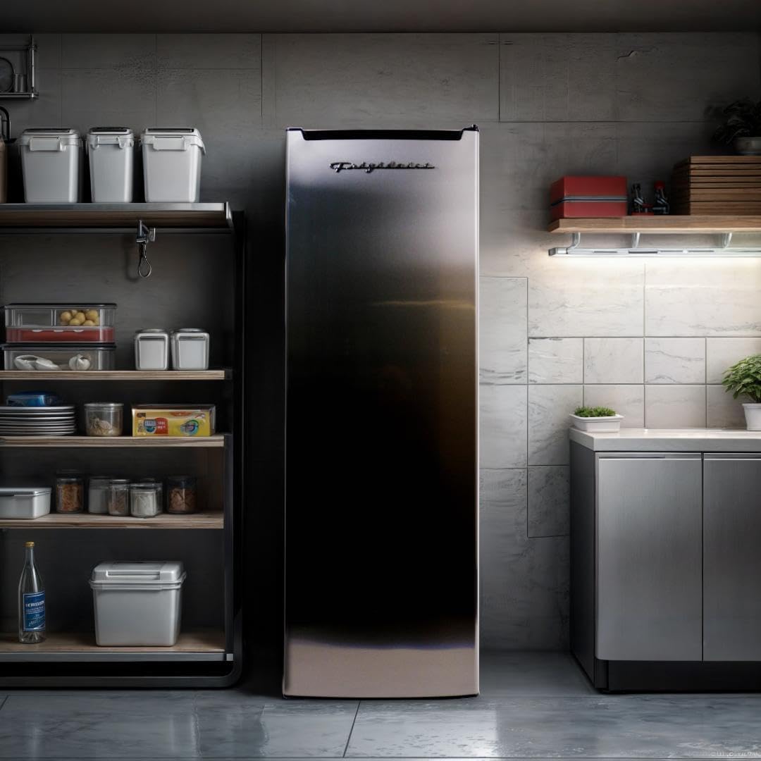 Frigidaire Upright Freezer, 6.5 cu ft, Deep Freeze, Platinum Design Series