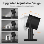 Portable Range Hood, 4-Speed Desktop Exhaust Fan with adjustable Height