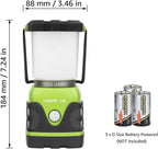 LE Camping Lantern Battery Powered, 1000lm Camping Light, Warm & Cool Lamp