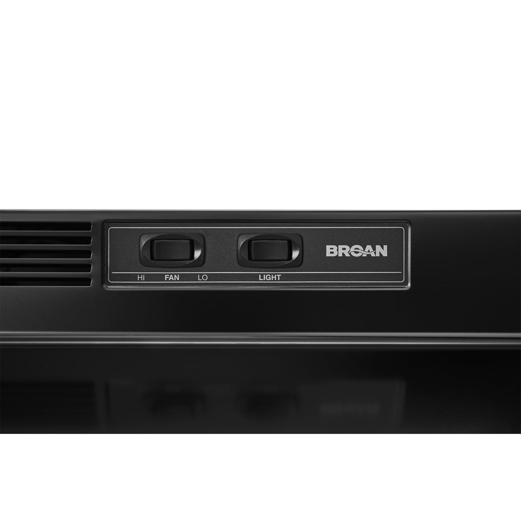 Broan-NuTone 413604 Non-Ducted Ductless Range Hood Insert with Light, Exhaust Fan for Under Cabinet, 36-Inch, Stainless Steel