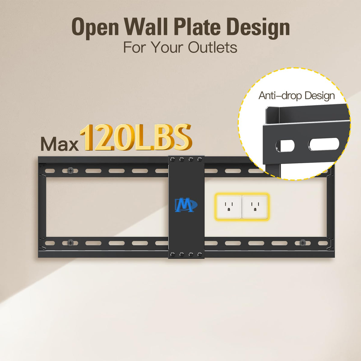 Mounting Dream Fixed TV Wall Mount Bracket for Most 17-42'' Flat Screen TV