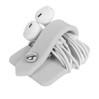 Portable Electronic Device Cover Cord Organizer for Earphones, Yellow