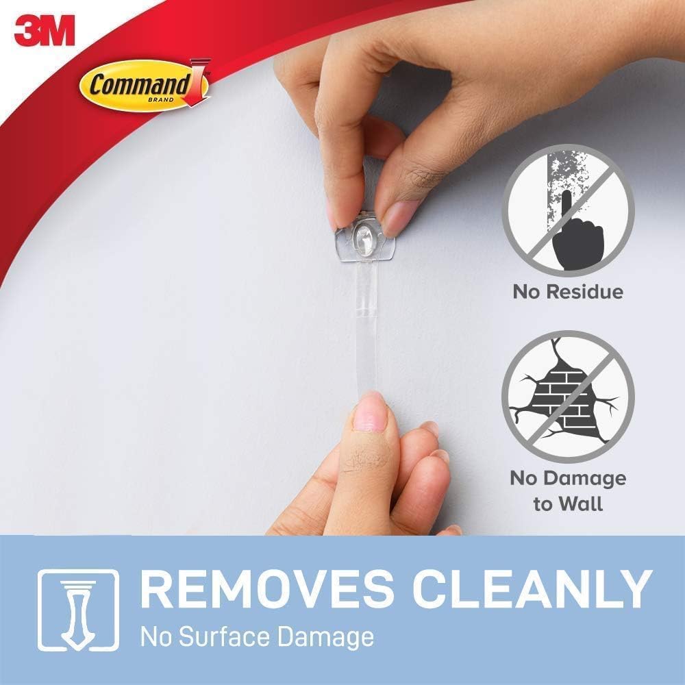 Command Clear Refill Strips Mini 40Strips/PK/ 12PK/CS