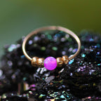 Ultra Thin Opal Nose Ring