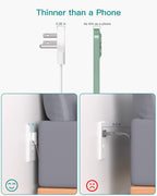 Flat Plug Power Strip, Ultra Thin Flat Extension Cord - 12 Outlets 3 Sides