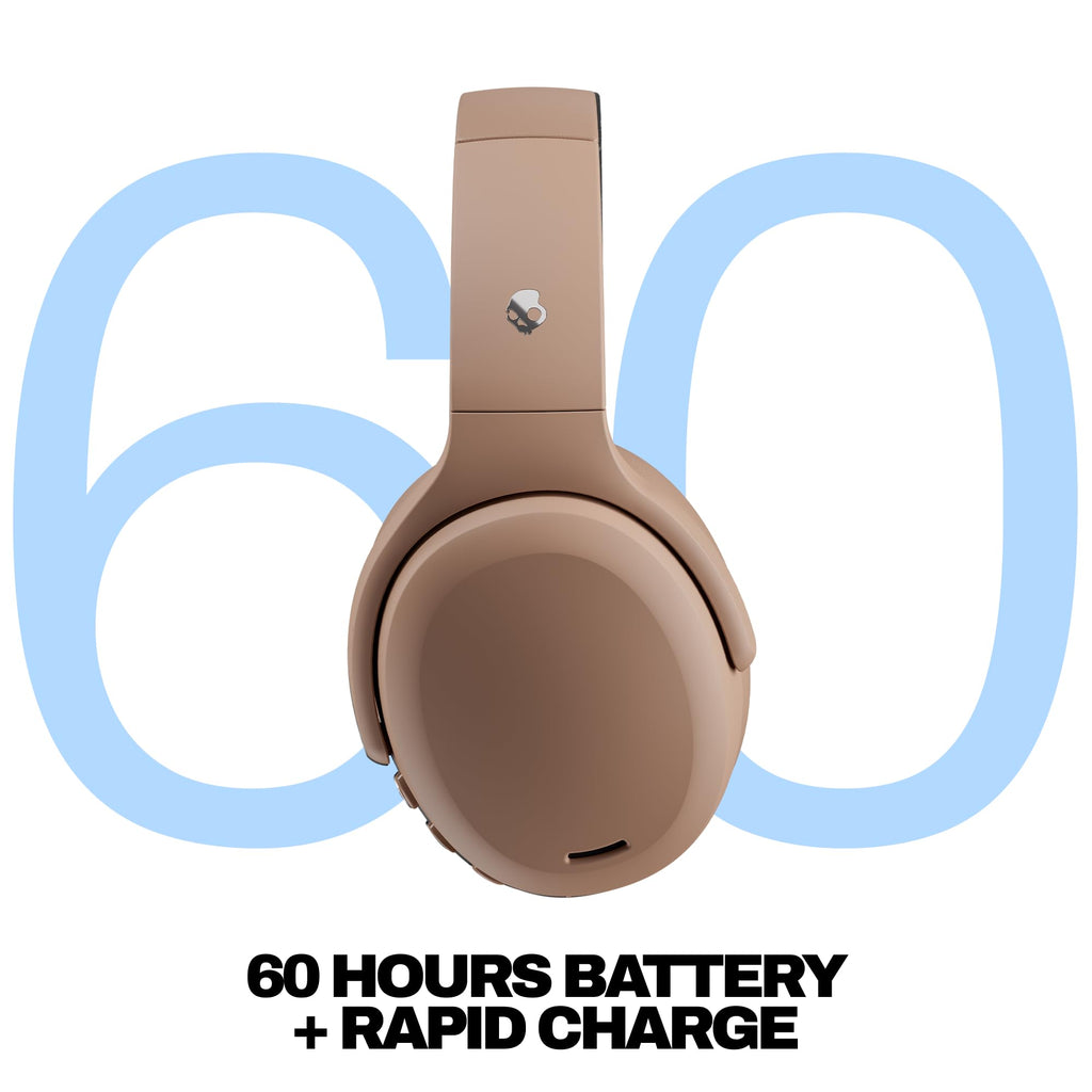Skullcandy Crusher ANC 2 Noise Cancelling Wireless Headphones - Bone
