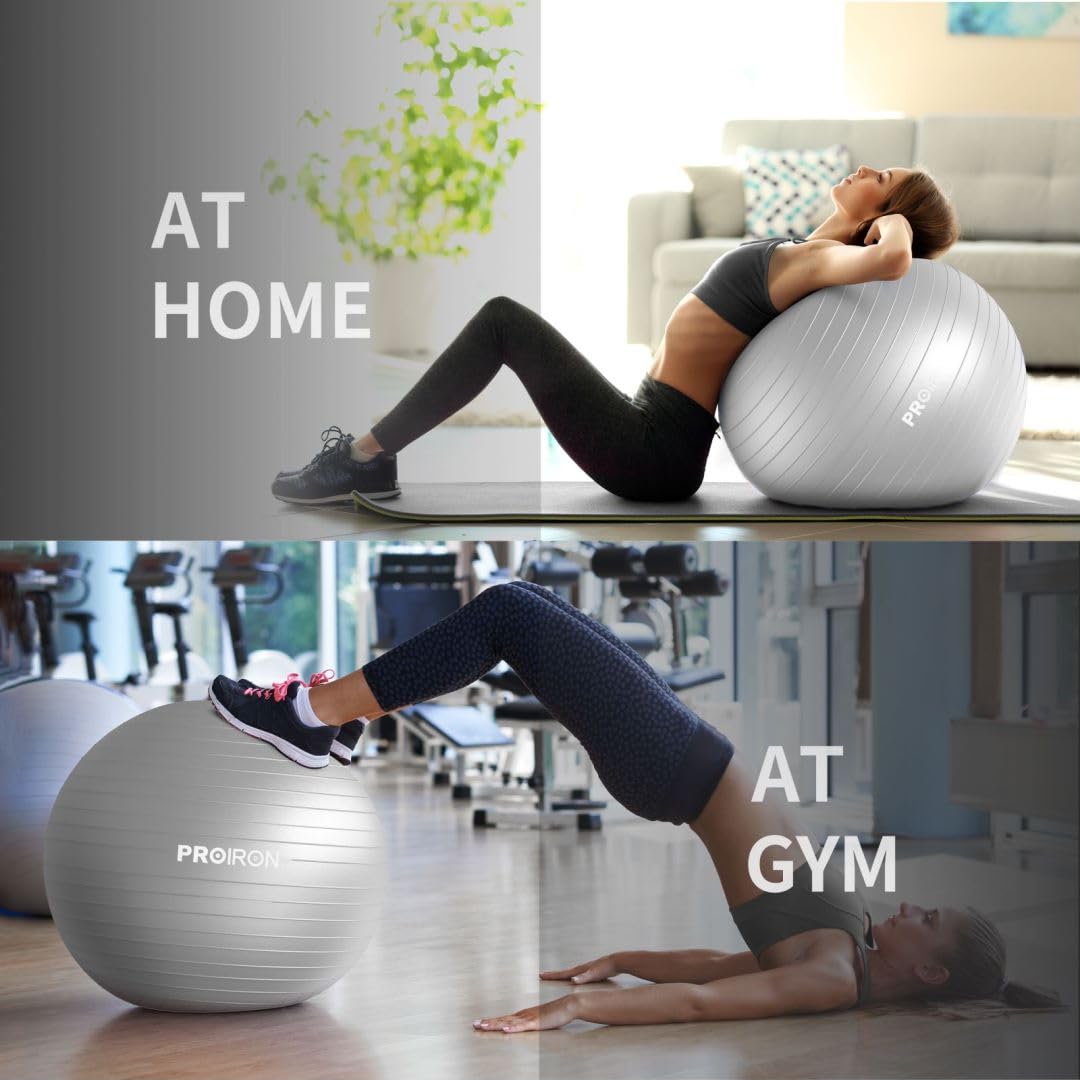 PROIRON Extra Thick Exercise Pregnancy Ball 55cm 65cm 75cm