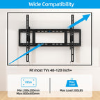 HOME VISION Heavy Duty Tilt TV Wall Mount for 32-86 Inch Flat/Curved Screen