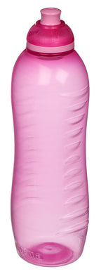 Sistema Squeeze Twist 'n' Sip Sports Water Bottles | 460 ml | Leakproof Kids Water Bottles | BPA-Free | Blue | 4 Count