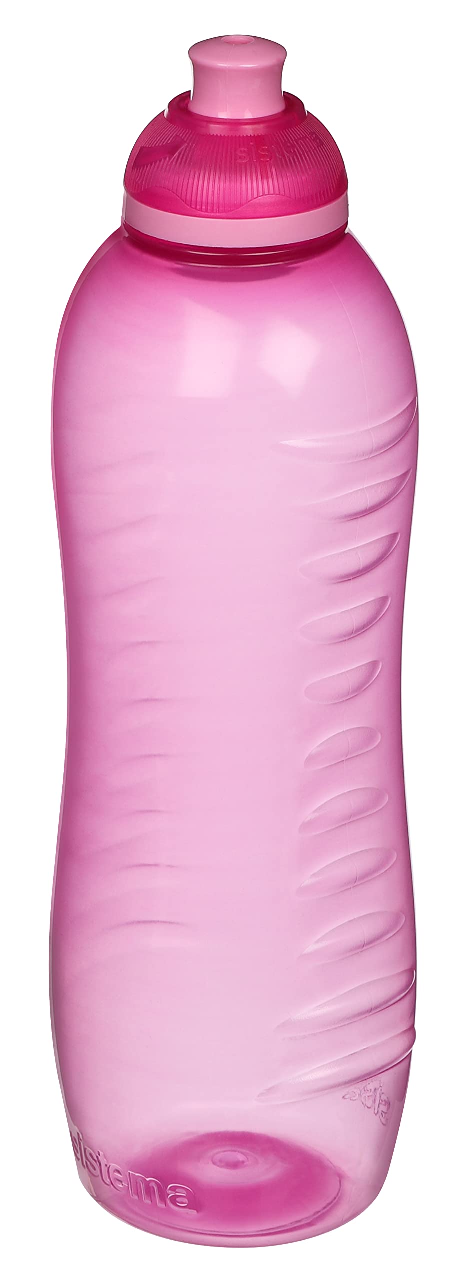 Sistema Squeeze Twist 'n' Sip Sports Water Bottles | 460 ml | Leakproof Kids Water Bottles | BPA-Free | Blue | 4 Count