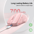 TECKNET Bluetooth Mouse, Wireless Mouse Rechargeable