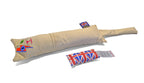 British-Made Refillable Catnip Kicker Toy – 50cm Plush Black Cat with Front Pocket & Bonus Catnip Refill Bag – Freshly Made in the UK, Durable & Eco-Friendly Fun (Black, Catnip, Refillable Cat Kicker)