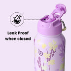 BOTTLE BOTTLE Stainless Steel Bottle with Straw and Pill Box