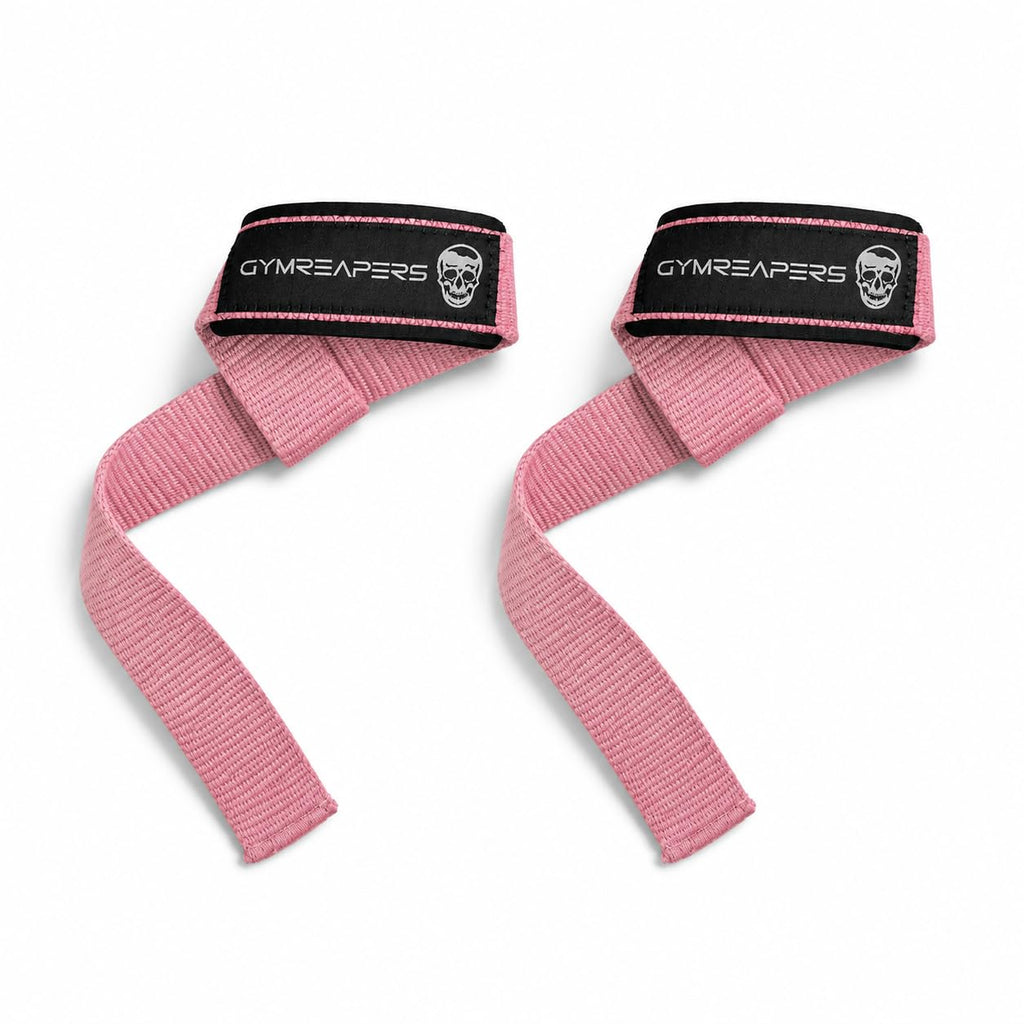 Gymreapers Lifting Wrist Straps for Weightlifting, Bodybuilding, Powerlifting, Strength Training, & Deadlifts - Padded Neoprene with 18" Cotton