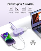ORICO Cruise Approved Travel Power Strip, 4FT Wrap-Around Extension Cord