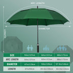 ZOMAKE Golf Umbrella Windproof and Rainproof Large