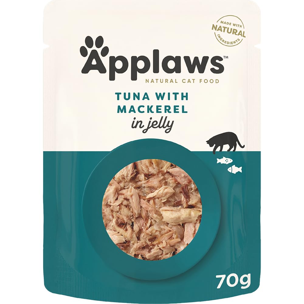 Applaws Tuna and Seabream Pouch, Broth, 70 g