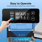 ICEPURE Nugget Ice Makers Countertop with App, Portable Ice Machine