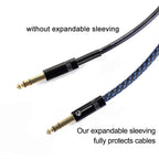 100ft - 1/2 inch PET Expandable Braided Sleeving – Black – Alex Tech Braided Cable Sleeve
