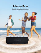 Anker soundcore 2 Portable Bluetooth Speaker, 24-Hour Playtime, IPX7