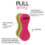 Maru Swimming Pull Buoy – Buoyant Foam Swimming Float – Improves Stroke Technique & Helps Strengthen Arms – Comfortable, Non-Chafing & Trusted by Coaches