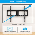 HOME VISION Heavy Duty Tilt TV Wall Mount for 32-86 Inch Flat/Curved Screen