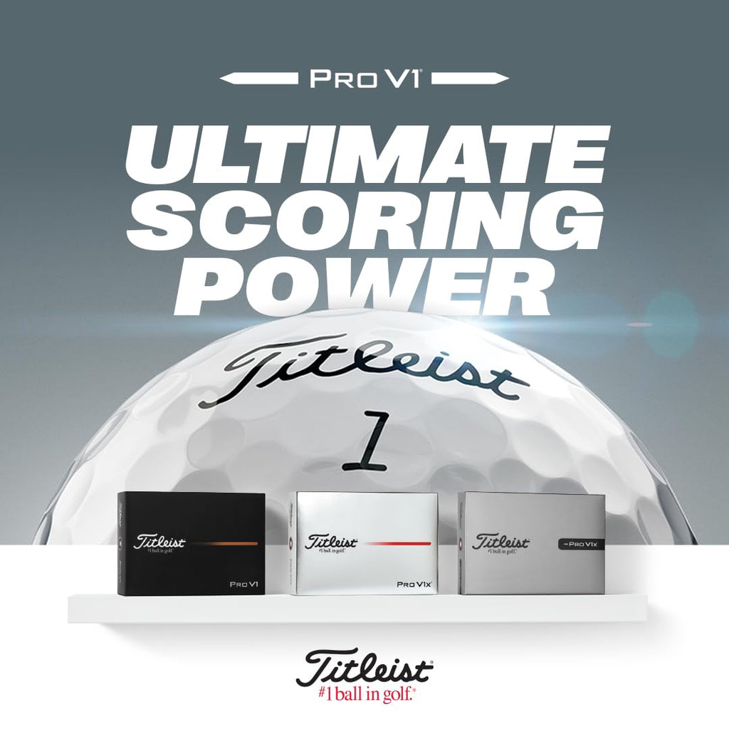 Titleist Pro V1 Golf Ball, Pack of 12