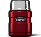 Thermos Stainless King Cranberry Red Food Flask (470ml) 9h Hot | 14h Cold