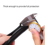 Alex Tech 10ft - 1/2 inch Split Wire Loom Tubing - Black