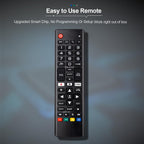 Universal Remote Replacement XRT260 for All VIZIO Smart TV Smartcast 4K P-Series V-Series D-Series M-Series XRT136 XRT140, with Buttons for Netflix Disney Prime Video Hulu (No Voice Function)