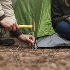 ANSIO® Tent Pegs Pack of 10 Galvanised Metal Pegs 4mm x 9inch Ground Stakes