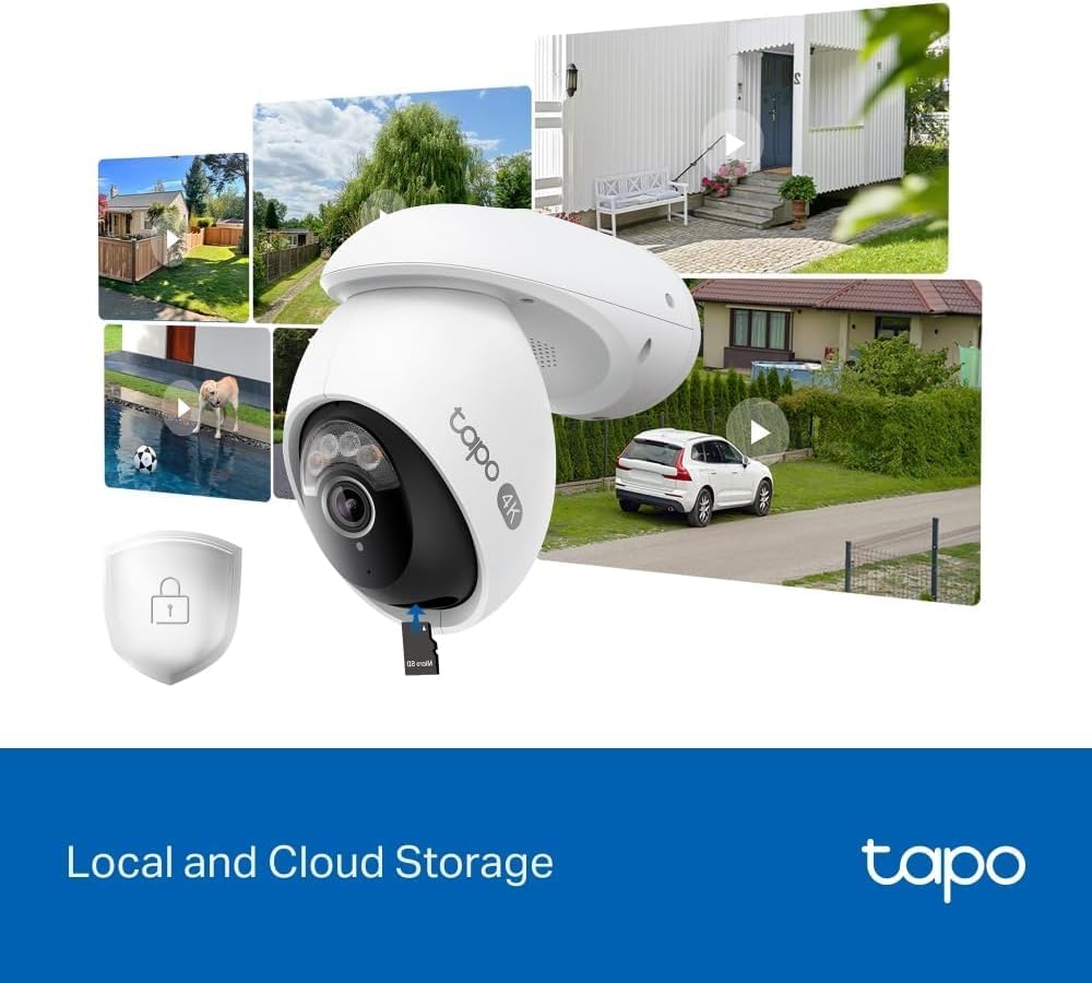 Tapo TC46 4K 8MP Pan/Tilt Outdoor Security Camera CCTV Camera