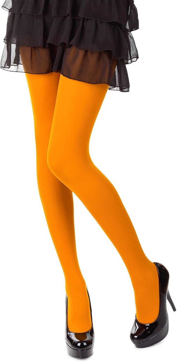 SENTELEGRI Colourful Opaque 40 Denier Tights, 23 Colours, Sizes S-XL