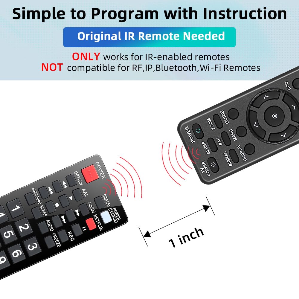 for Samsung-Smart-TV-Remote-Replacement, Universal for All Samsung TVs (BN59-01315A)