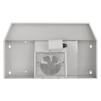 Broan-NuTone F403011 Insert with Light, Exhaust Fan for Under Cabinet Two-Speed Four-Way Convertible Range Hood, 30-Inch, White on White