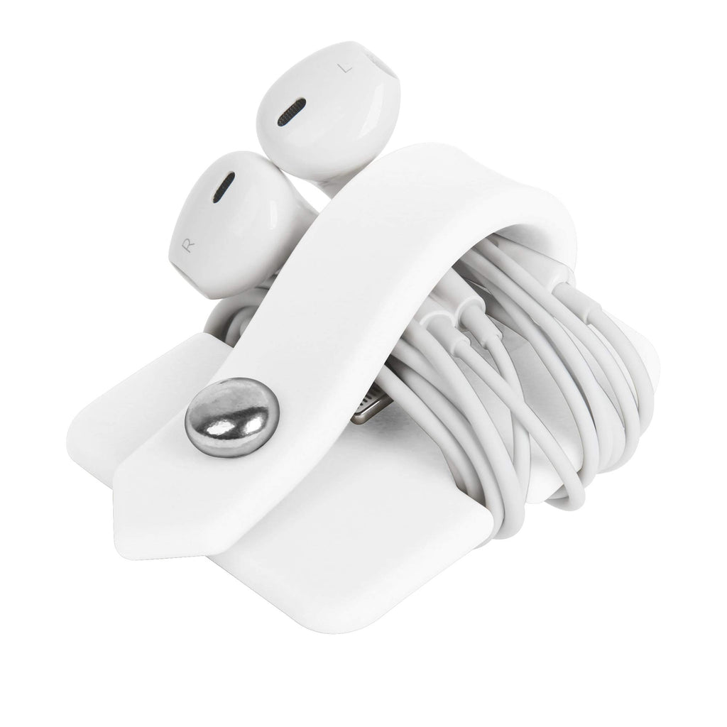 Portable Electronic Device Cover Cord Organizer for Earphones, Yellow