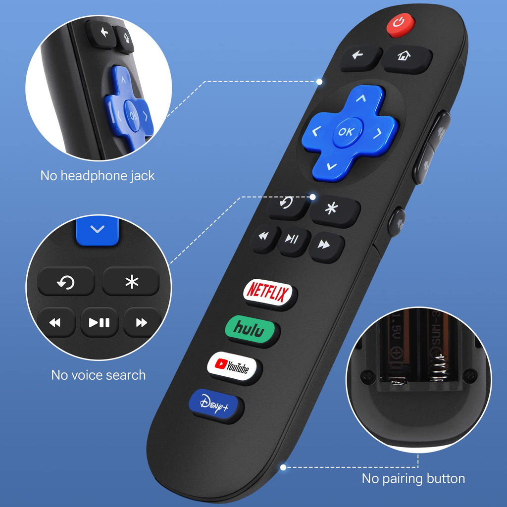 Universal Remote for All Samsung TV Remote, Replacement Compatible with All Samsung LED, LCD, QLED, HDTV, 3D Series Smart TVs (BN59-01259B)