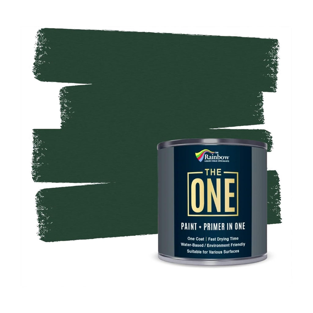 The ONE All-In-One Paint & Primer - Deep Red Satin, 2.5 L | Multi-Surface 1 Coat Formula | Easy Indoor & Outdoor Decorating for Home & Garden Walls, Floors & Furniture | Durable, Water-Based & Low VOC