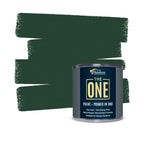 The ONE All-In-One Paint & Primer - Deep Red Satin, 2.5 L | Multi-Surface 1 Coat Formula | Easy Indoor & Outdoor Decorating for Home & Garden Walls, Floors & Furniture | Durable, Water-Based & Low VOC